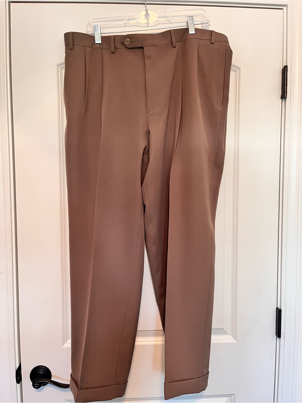 NWT Lauren Ralph Lauren Men’s 40x30 Brown Dress Pants Preppy Office Career